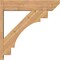 Ekena Millwork Merced Slat Smooth Outlooker, Western Red Cedar, 7 1/2"W x 32"D x 32"H OUT08X32X32MRC06SWR - alternate 4